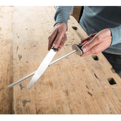 Extol Premium - Acciaio per affilare con uno strato di polvere di diamante 26 cm P400