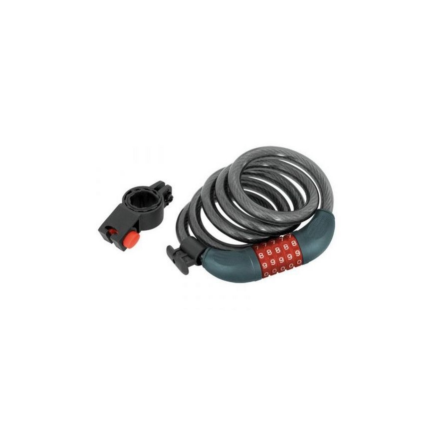 Extol Premium - Câble antivol de vélo 12x1200 mm et code à 4 chiffres