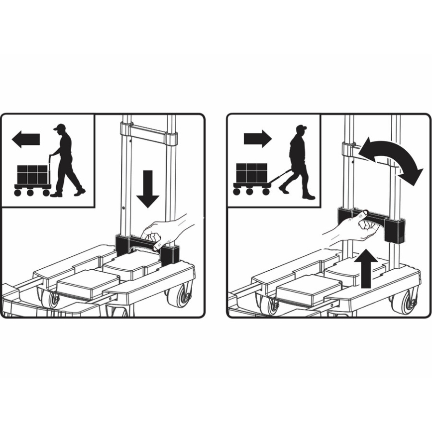 Extol Premium - Carrello pieghevole