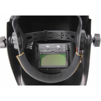 Extol Premium - Casque de soudage auto-obscurcissant noir