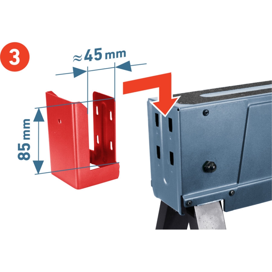 Extol Premium - Cavalletto da cantiere pieghevole