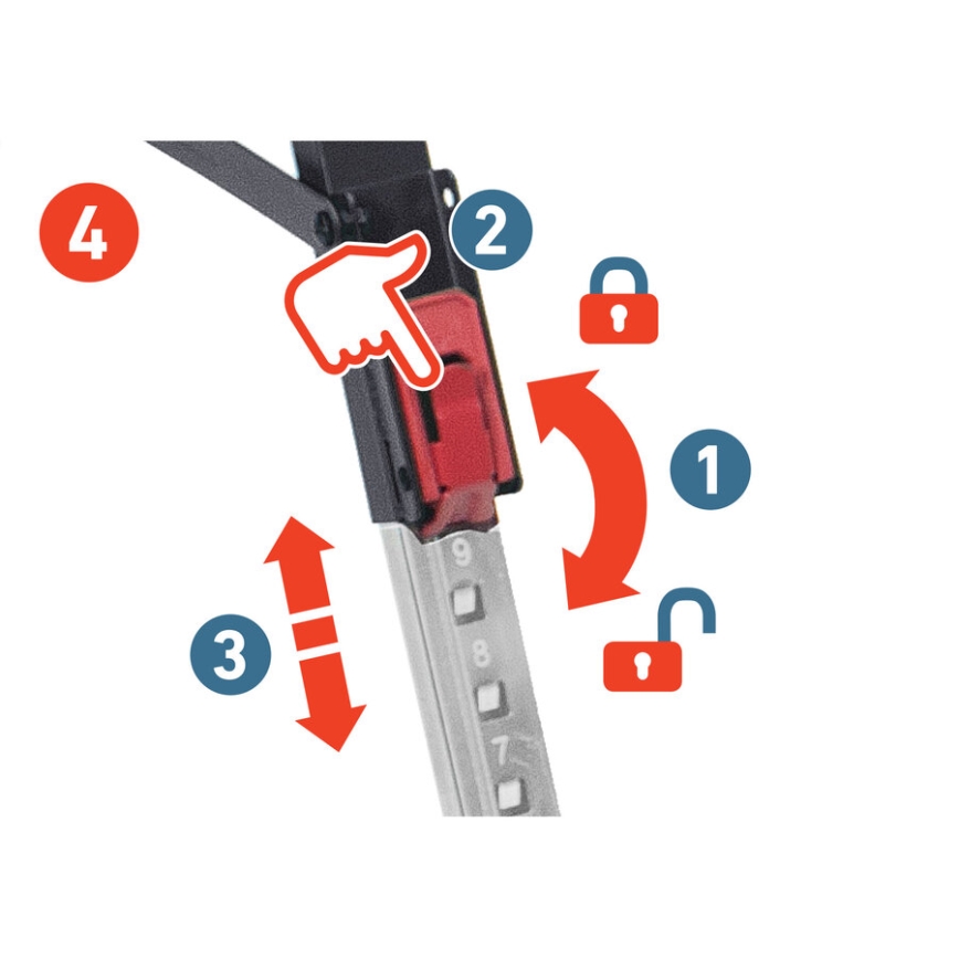 Extol Premium - Cavalletto da cantiere pieghevole