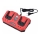 Extol Premium - Chargeur de batterie à double accumulateur 2x2,4A 230V