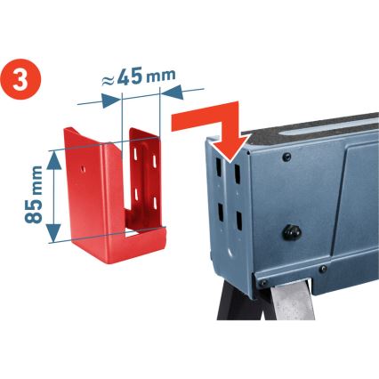 Extol Premium - Klappbarer Baustellenbock