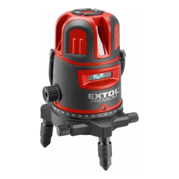 Extol Premium - Laser croisé linéaire auto-nivelant 5V/5200 mAh IP54