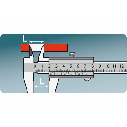 Extol Premium - Metall-Messschieber 0-150 mm