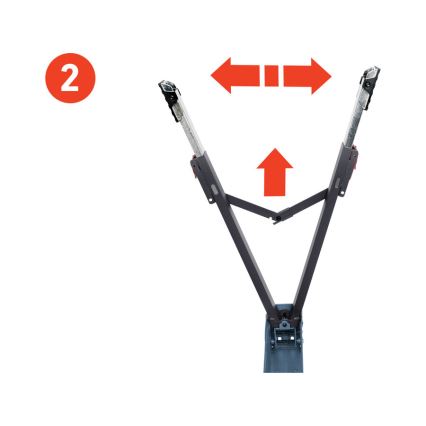 Extol Premium - Tréteau de chantier pliant