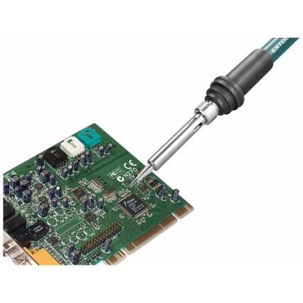 Extol - Stazione saldante con display LCD, controllo temperatura e calibrazione