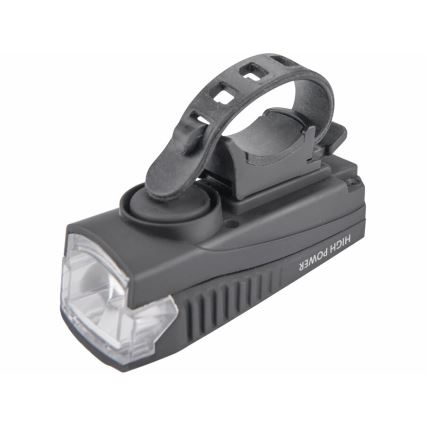 Extol - Torcia per bicicletta ricaricabile a LED con clacson LED/5W/1200mAh/3,7V IPX4