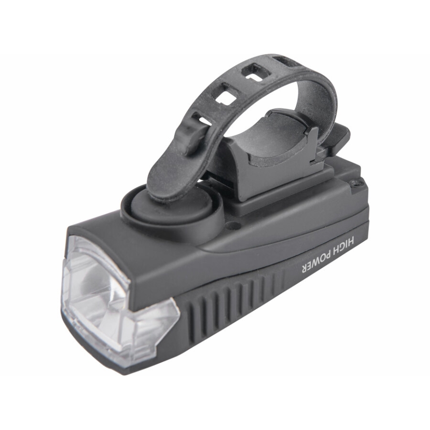 Extol - Torcia per bicicletta ricaricabile a LED con clacson LED/5W/1200mAh/3,7V IPX4