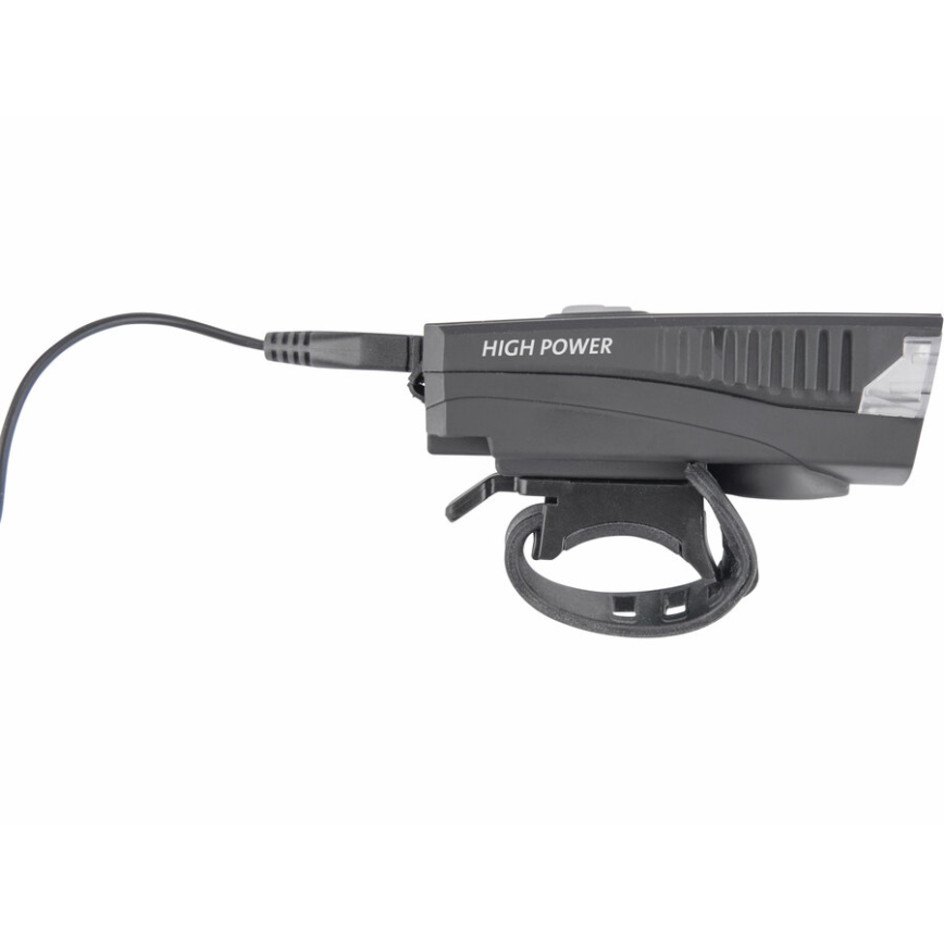 Extol - Torcia per bicicletta ricaricabile a LED con clacson LED/5W/1200mAh/3,7V IPX4