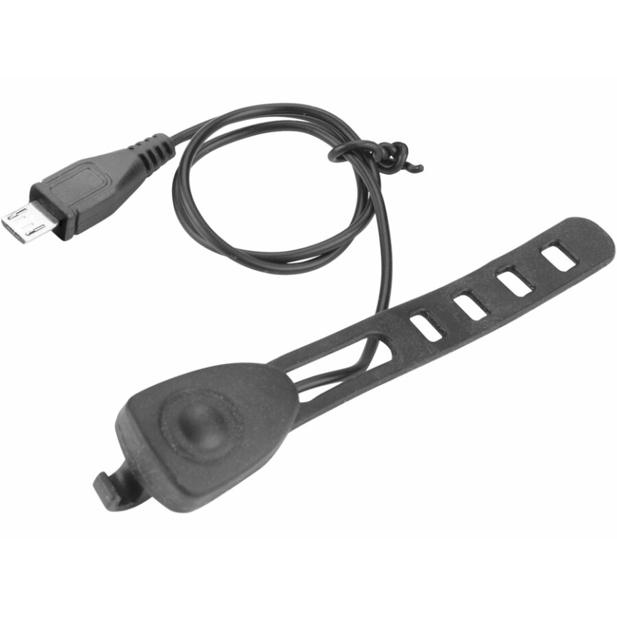 Extol - Torcia per bicicletta ricaricabile a LED con clacson LED/5W/1200mAh/3,7V IPX4