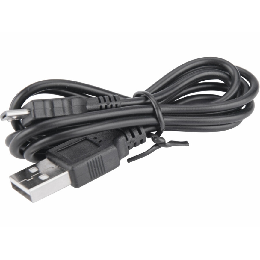 Extol - Torcia per bicicletta ricaricabile a LED con clacson LED/5W/1200mAh/3,7V IPX4