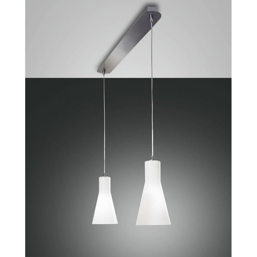Fabas 2753/46/138 - Lustre avec fil DIANA 2xE27/60W/230V