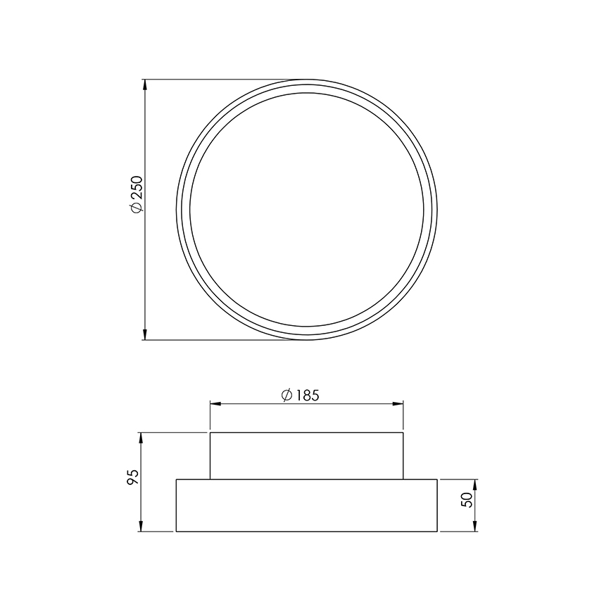 Fabas 3229/61/102 - Lampada tecnica HATTON 1xE27/42W/230V IP65