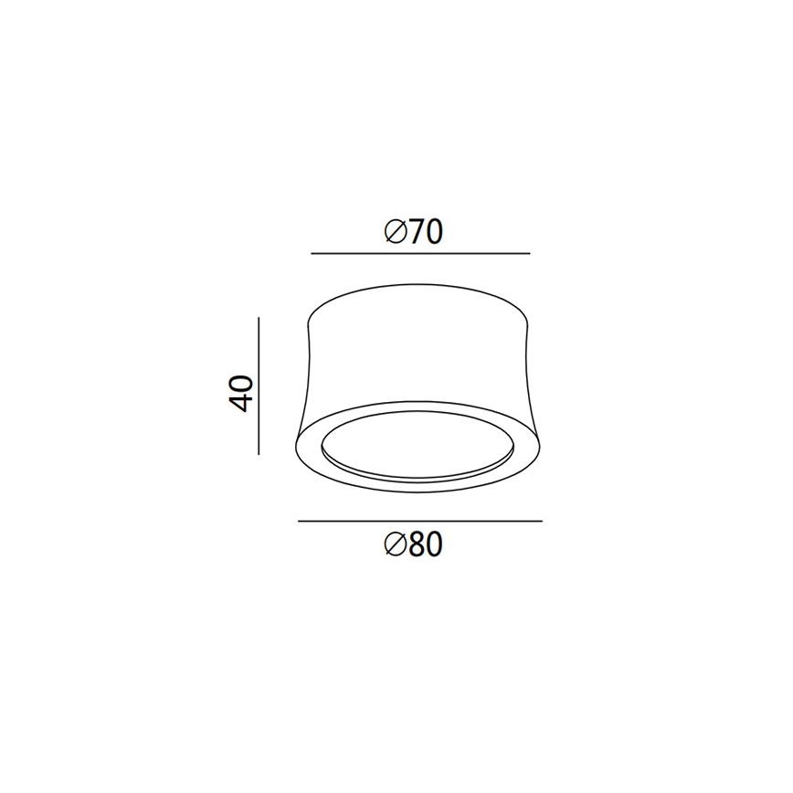 Fabas 3440/71/102 - LED-Deckenspot PONZA LED/7W/230V