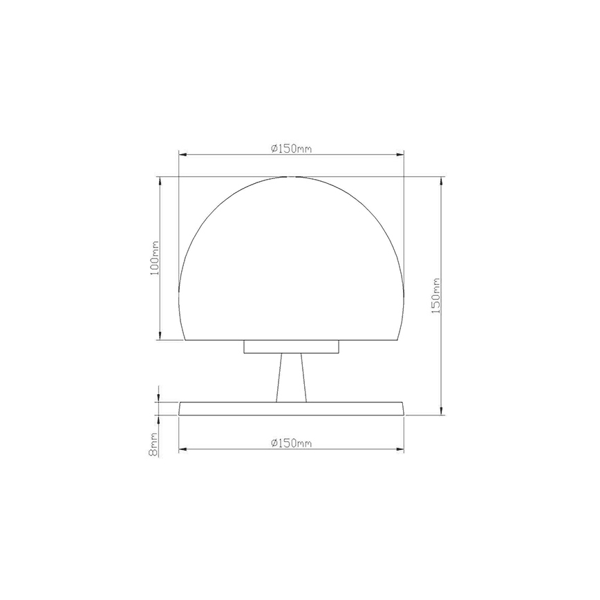 Fabas 3570-30-138 - Lampada da tavolo LED dimmerabile MORGANA 1XG9/3W/230V