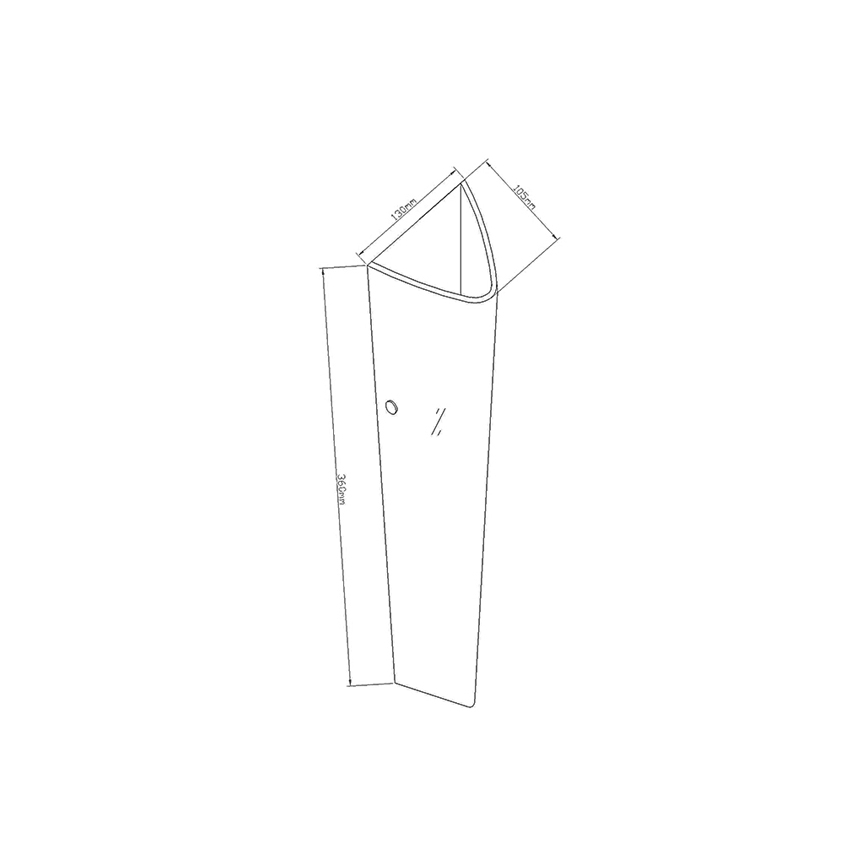 Fabas Luce 2523-21-102 - Wandleuchte DEDALO 1xE27/75W/230V weiß+