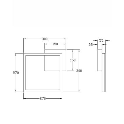 Fabas Luce 3394-23-102 - Plafoniera LED dimmerabile BARD LED/22W/230V 4000K bianco