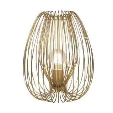 Fabas Luce 3677-34-225 - Lampe de table CAMP 1xE27/40W/230V dorée