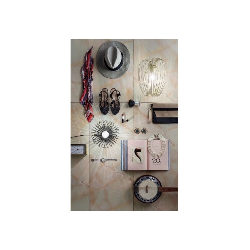 Fabas Luce 3677-45-101 - Lampadario a sospensione con filo CAMP 1xE27/40W/230V nero