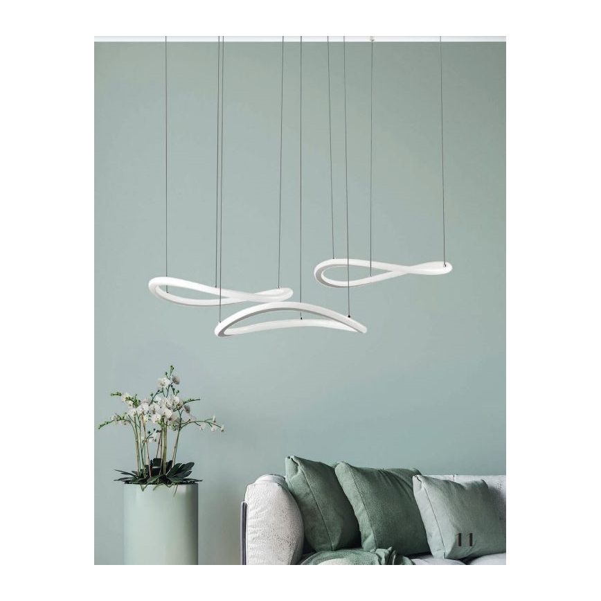 Fabas Luce 3711-47-102 - Lampadario LED a sospensione con filo TIRRENO LED/50W/230V
