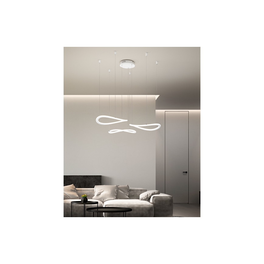 Fabas Luce 3711-47-102 - Lampadario LED a sospensione con filo TIRRENO LED/50W/230V