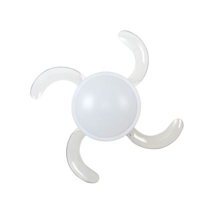 FANAWAY 212982 - Ventilatore da soffitto EVORA 2xE27/20W/230V cromo lucido + telecomando
