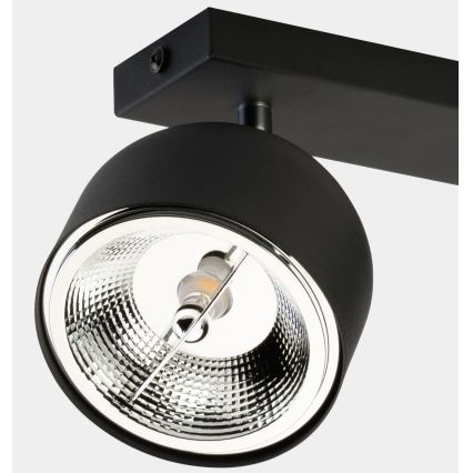 Faretto ALTEA 2xAR111 GU10/50W/230V nero