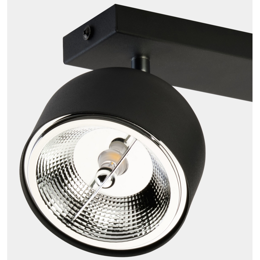 Faretto ALTEA 2xAR111 GU10/50W/230V nero