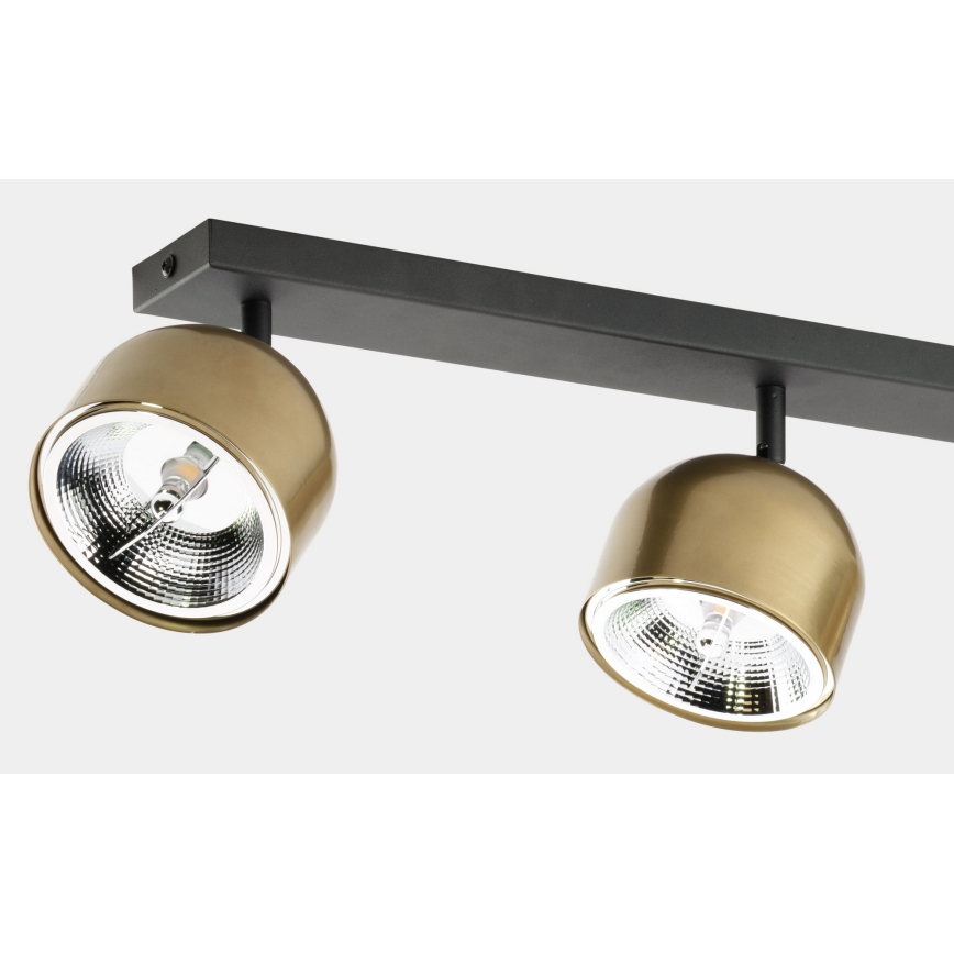 Faretto ALTEA 3xAR111 GU10/50W/230V oro/nero