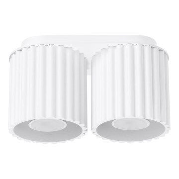 Faretto AURA 2xGU10/10W/230V bianco