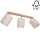 Faretto BENITA 3xE27/25W/230V color crema/quercia – FSC certificato