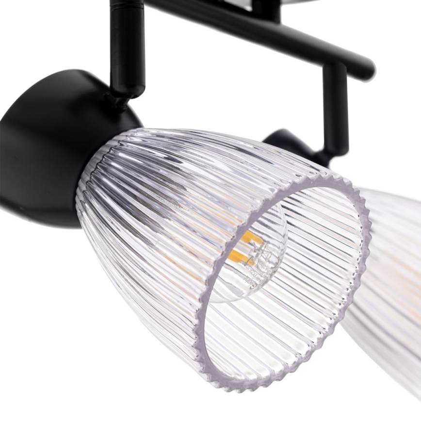 Faretto BEST 2xE14/40W/230V nero
