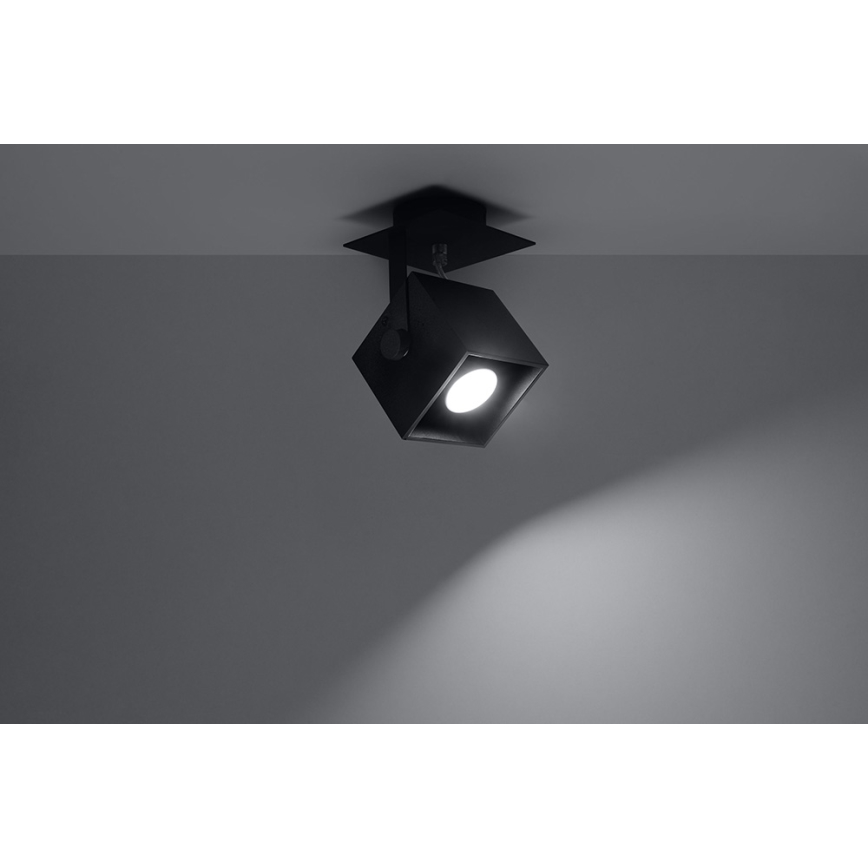 Faretto CEDRA 1 1xGU10/40W/230V nero