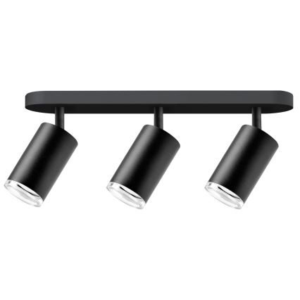 LED RGBW faretto da bagno dimmerabile TURYN 3xGU10/6,5W/230V 2700-6500K Wi-Fi IP44 nero