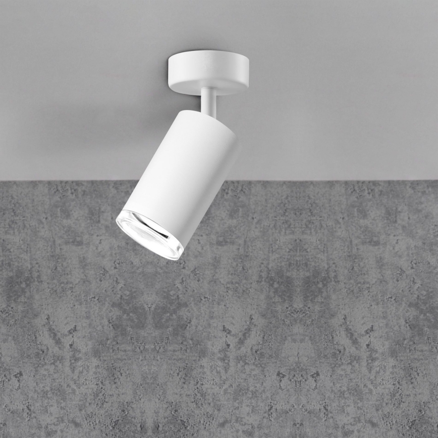Faretto da bagno LED RGBW dimmerabile TURYN 1xGU10/4,8W/230V 3000K IP44 bianco + telecomando