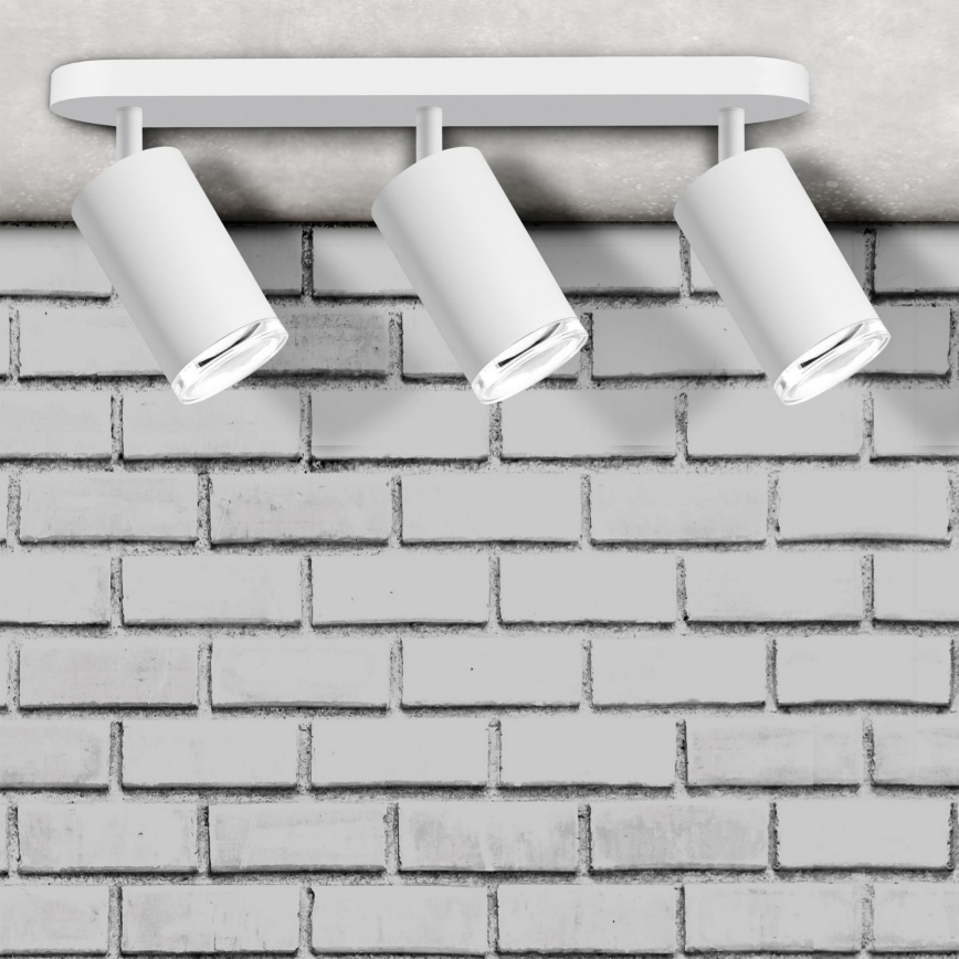 LED RGBW faretto da bagno dimmerabile TURYN 3xGU10/4,8W/230V 3000K IP44 bianco + telecomando