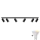Faretto da bagno LED RGBW dimmerabile TURYN 6xGU10/6,5W/230V 2700-6500K Wi-Fi IP44 nero
