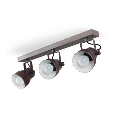 Faretto da binario VIANA 3xE27/60W/230V