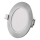 Faretto da incasso a LED NEXXO LED/7W/230V 3000/3500/4000K argento Ø 12 cm