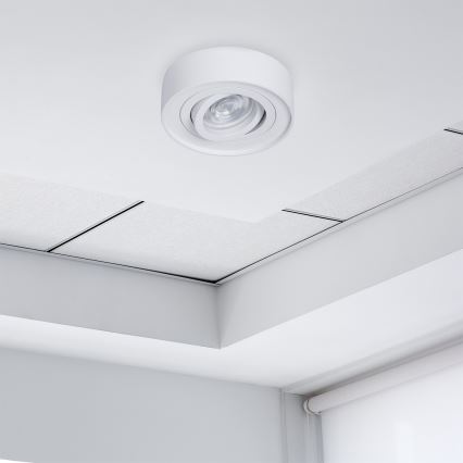 Faretto da incasso NUSA 1xGU5,3/MR16/50W/12V arrotondato bianco