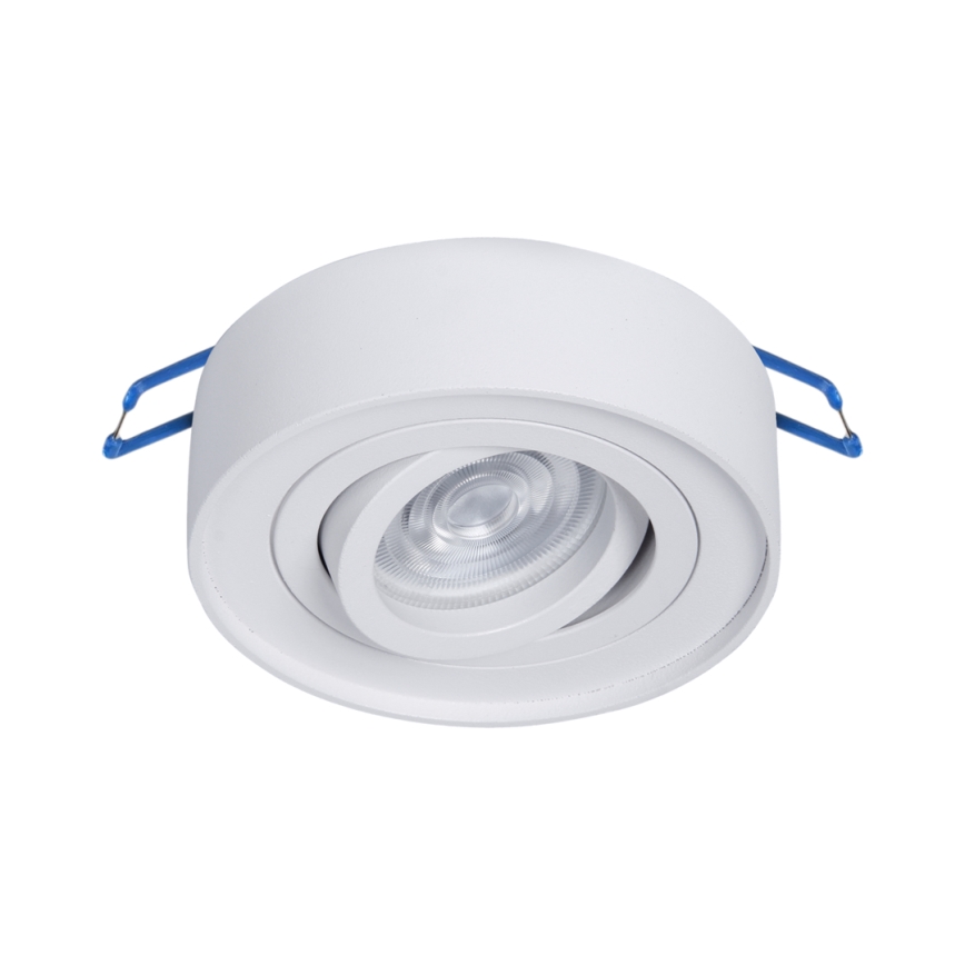 Faretto da incasso NUSA 1xGU5,3/MR16/50W/12V arrotondato bianco