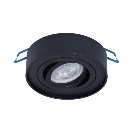 Faretto da incasso NUSA 1xGU5,3/MR16/50W/12V arrotondato nero
