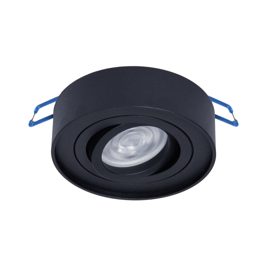 Faretto da incasso NUSA 1xGU5,3/MR16/50W/12V arrotondato nero