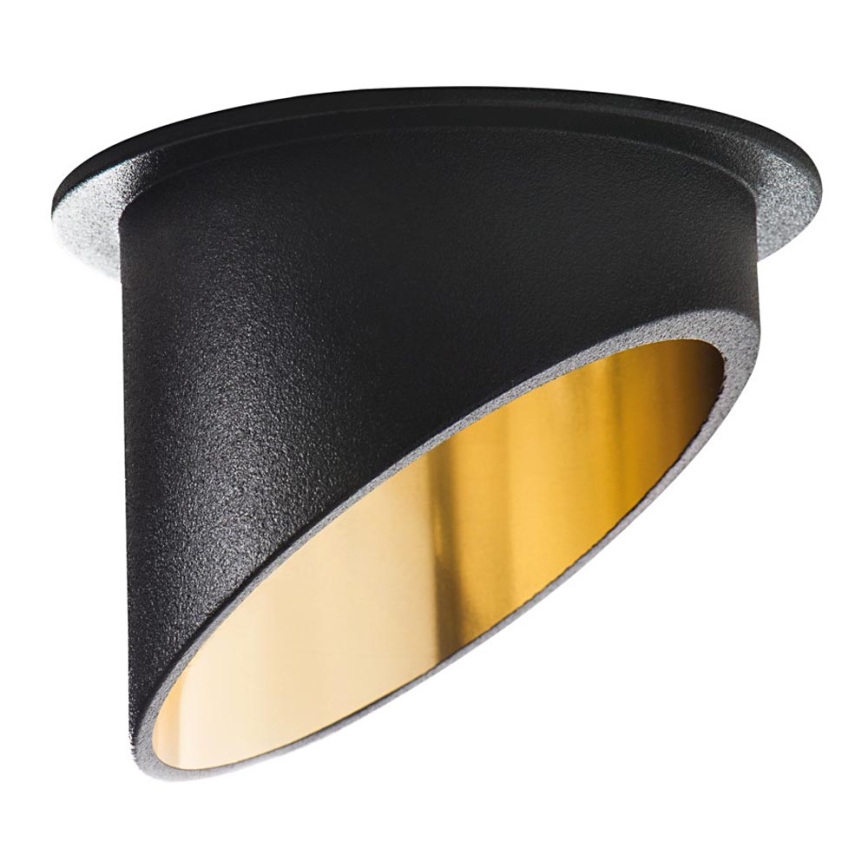 Faretto da incasso SPAG GU10/35W nero/oro