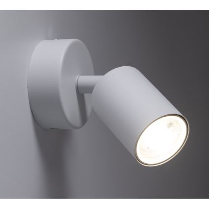 Faretto da muro TOP 1xGU10/10W/230V bianco