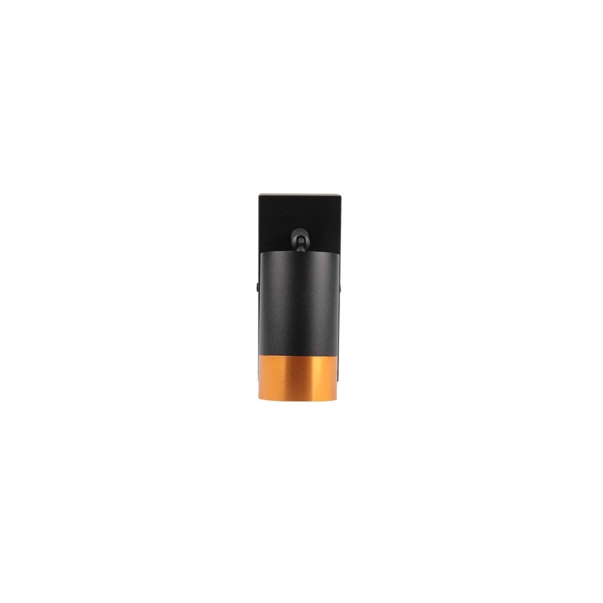 Faretto da parete 1xGU10/35W/230V nero/oro