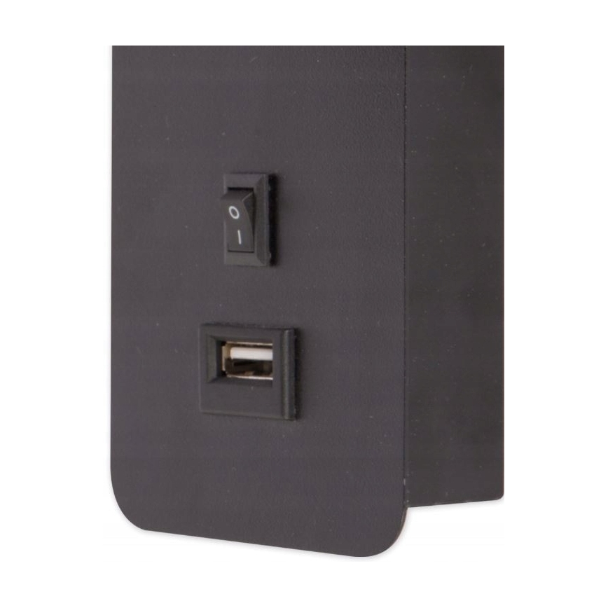 Faretto da parete 1xGU10/35W/230V USB