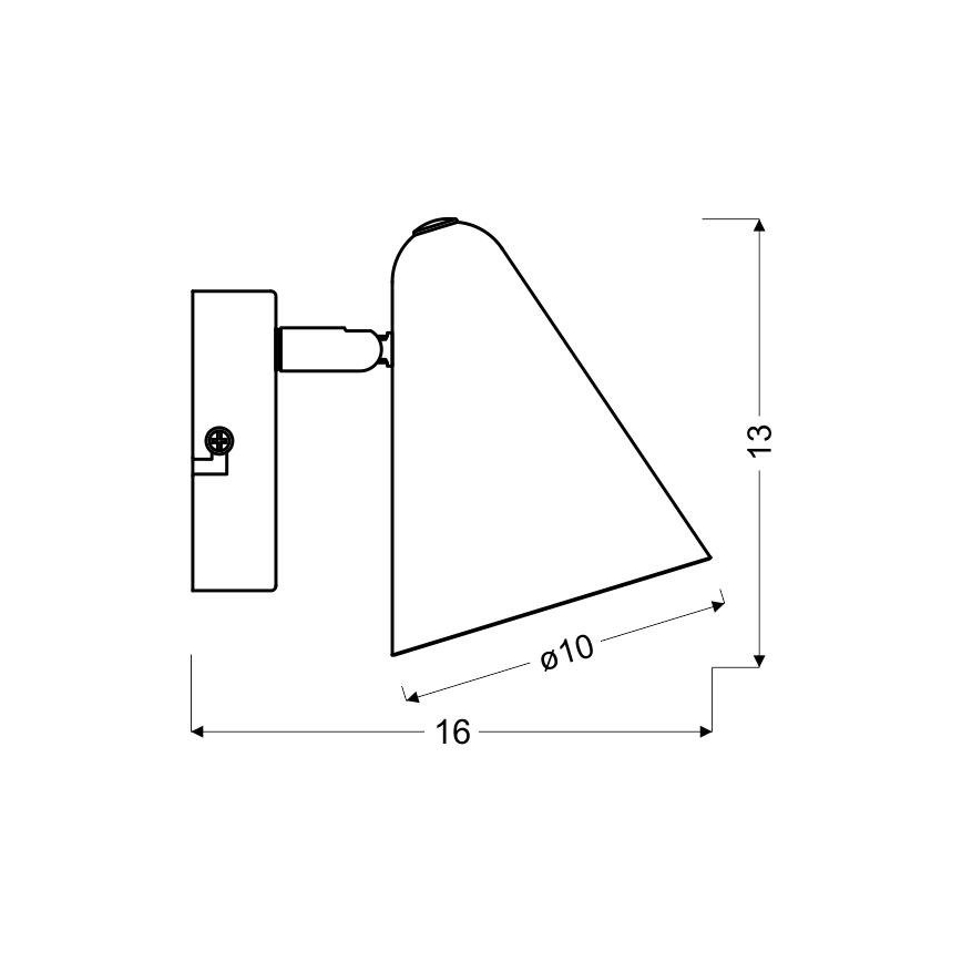 Faretto da parete AMOR 1xE14/40W/230V rosa